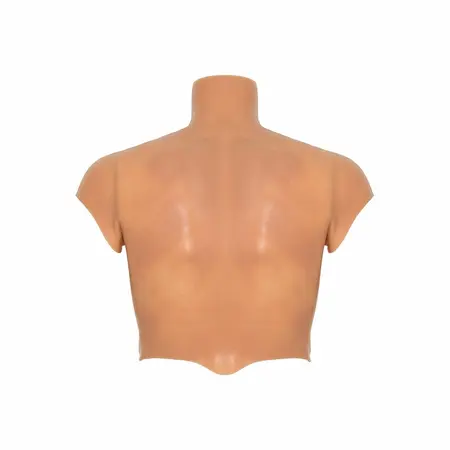 HIDDEN DESIRE ALTER EGO Silicone Male Torso Shirt with Abs, Flesh, S-L