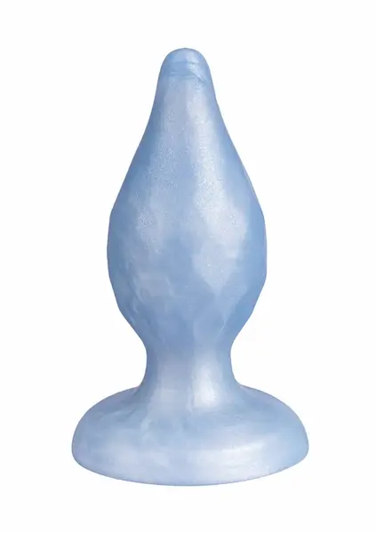 Fantasy Plug Diamond Silexd Pearl Blue - Adjustable Firmness, Compact Size