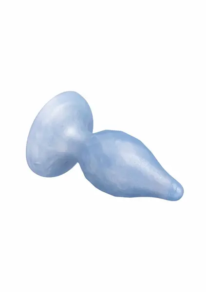 Fantasy Plug Diamond Silexd Pearl Blue - Adjustable Firmness, Compact Size