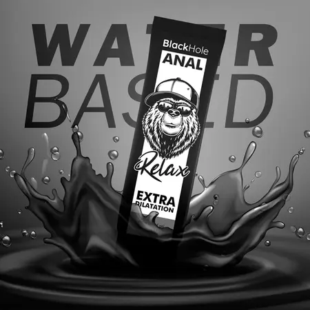 Black Hole Water-Based Anal Relaxation Gel 250ml - Neutral Formula