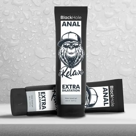 Black Hole Water-Based Anal Relaxation Gel 250ml - Neutral Formula