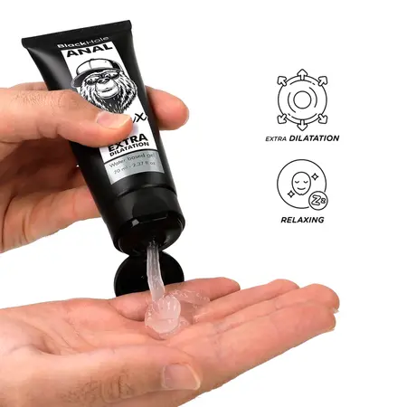 Black Hole Anal Relax Water-Based Gel 70 ml - Gentle Dilating Formula