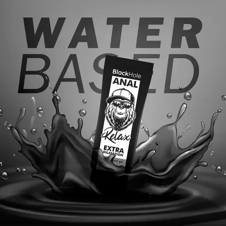 Black Hole Anal Relax Water-Based Gel 70 ml - Gentle Dilating Formula