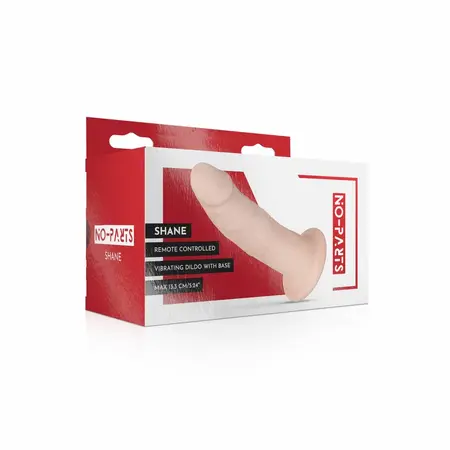 No-Parts Shane Vibrating Intimate Device 13cm with Remote & Suction Cup