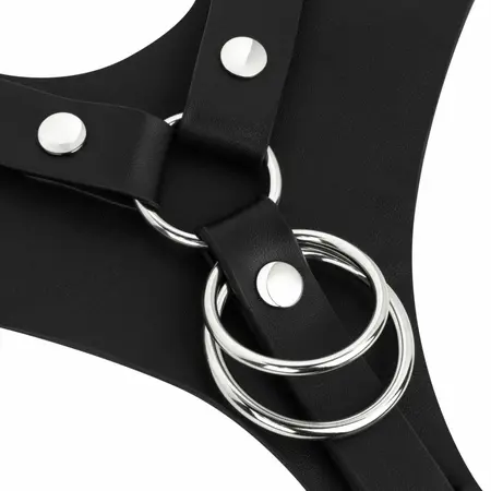 No-Parts Blake Strap-on Harness Black - Adjustable Unisex System