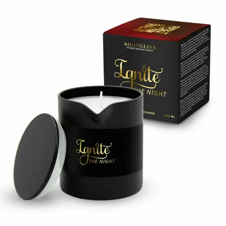 BodyGliss Ignite the Night Massage Candle Chai & Blood Orange 212ml
