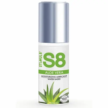 S8 Aloe Vera Water-Based Lubricant 125ml - Gentle, Paraben-Free Formula