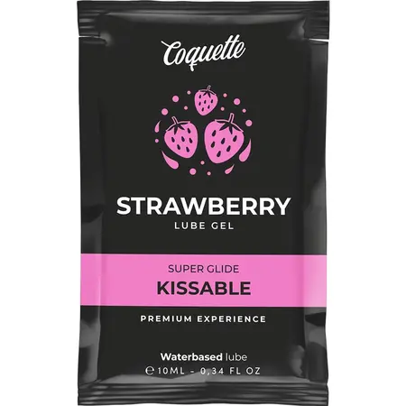Coquette Chic Desire Strawberry Water-Based Lubricant Pocket 10ml
