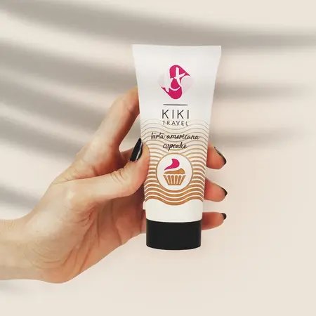 Kiki Travel Cupcake Flavored Water-Based Lubricant 50ml Vegan Formula