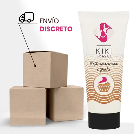 Kiki Travel Cupcake Flavored Water-Based Lubricant 50ml Vegan Formula