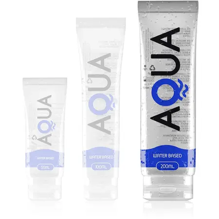 AQUA Quality Water-Based Lubricant 200ml - Transparent, Odorless Formula
