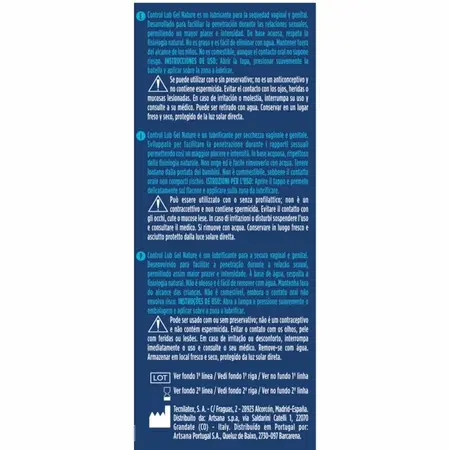 Lub Gel Nature интимен гел на водна основа без парабени, 75 мл