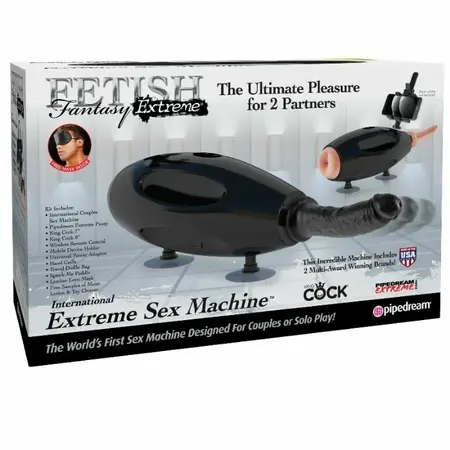 Fetish Fantasy Extreme преносима тласкаща секс машина, 100–240 V