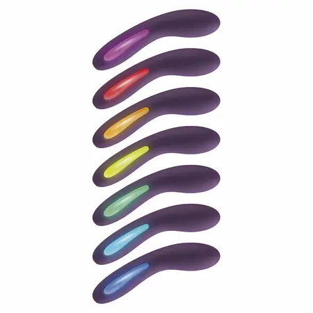 ToyJoy Luminate Vibrating Intimate Device Purple LED 7 Modes 17cm