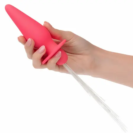 CalExotics Southern Lights Light-Up Silicone Plug 10 Modes Pink