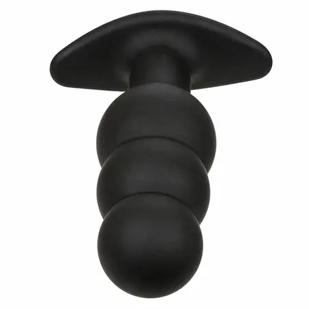 CalExotics Rock Bottom Beaded Silicone Probe 10-Mode Black Rechargeable
