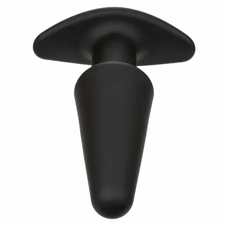 CalExotics Rock Bottom Tapered Silicone Black Plug 10-Mode USB Rechargeable