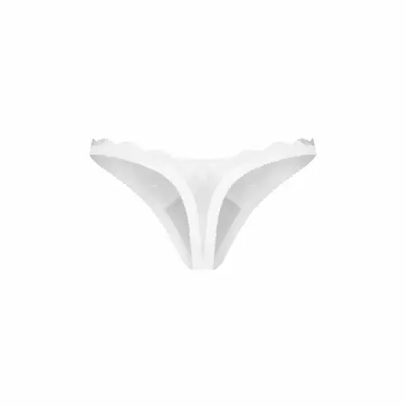 Obsessive Weddya 3-Piece Lingerie Set White - Elegant Mesh & Lace Design