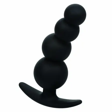 CalExotics Boundless Beaded Plug Flexible Silicone 9cm Black
