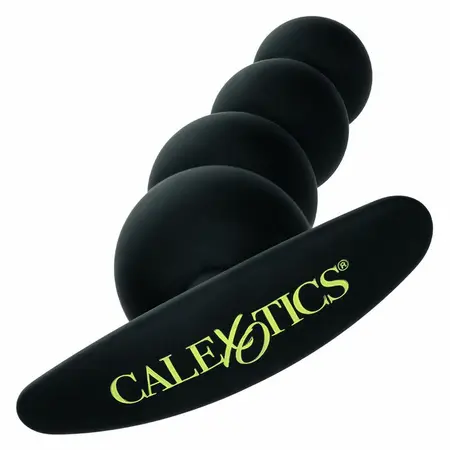 CalExotics Boundless Beaded Plug Flexible Silicone 9cm Black
