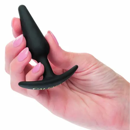 CalExotics Boundless Slim Plug Silicone Flexible 7.5cm Black