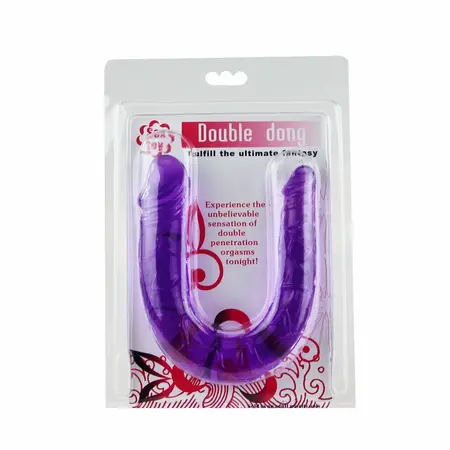 Baile Double Flexible Intimate Device Lilac Jelly 29cm