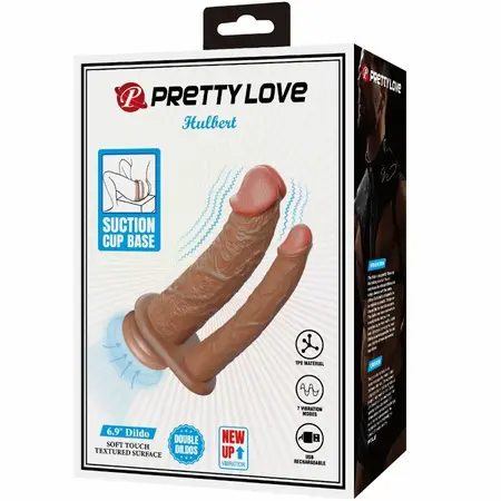 Pretty Love Hulbert Double Flexible Vibrating Model USB Mulato 7 Modes