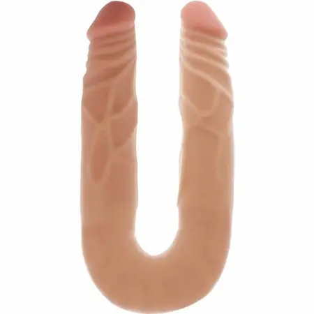 Get Real Dual-Ended Intimate Device 35 cm Skin Tone Flexible PVC