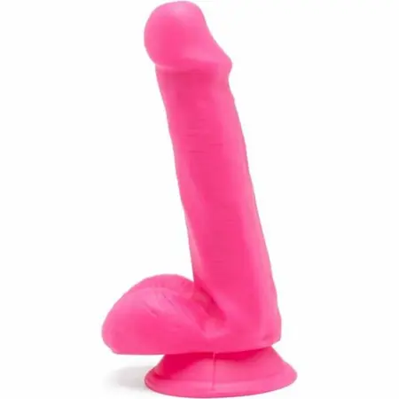 Happy Dicks анатомично дилдо с вендуза, розово, 12 см