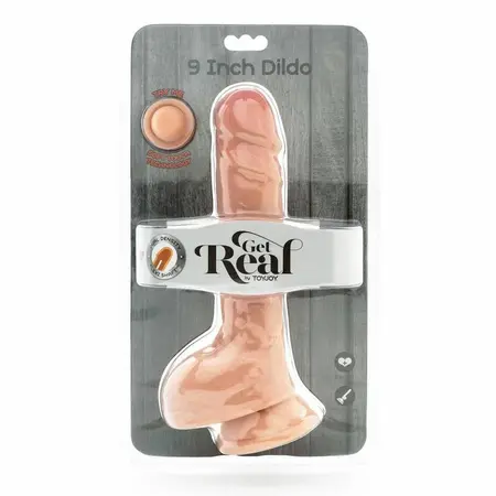 Get Real Dual Density Intimate Machine 25.5 cm Skin Tone, Suction Base