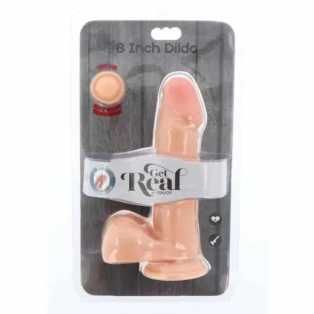 Get Real Dual Density Model 18 cm with Base, Skin Tone, TPE