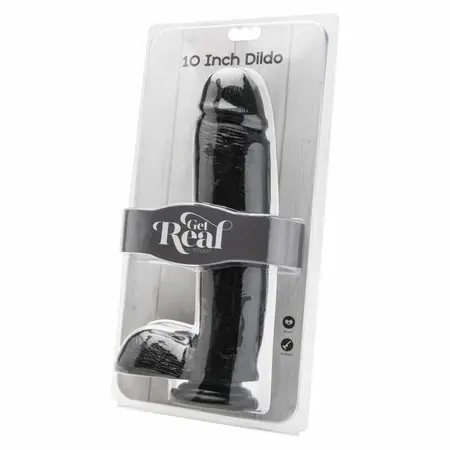 Get Real Black Intimate Model 25.5 cm with Anatomical Base