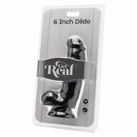 Get Real Black Compact Model 12 cm Anatomical Intimate Appliance