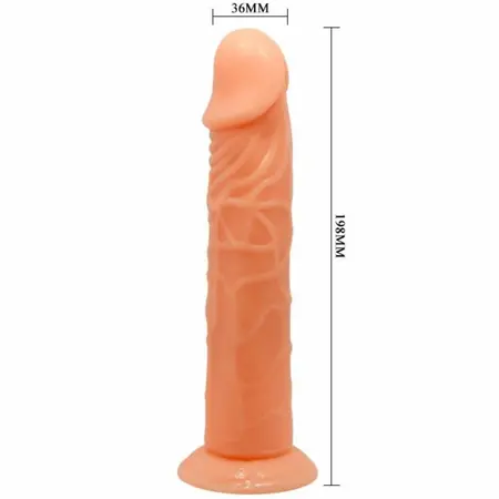 Baile Vive Intimate Model 19.8 cm Natural Color with Suction Base