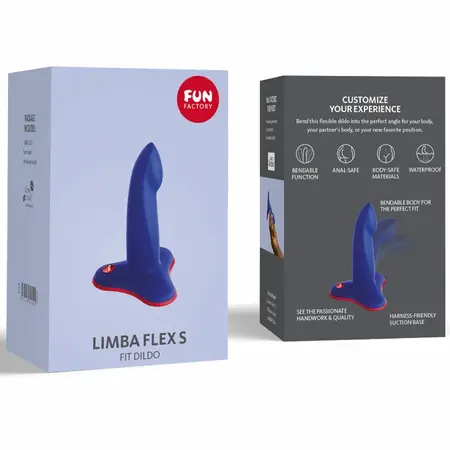 Fun Factory Limba Flexible Intimate System Blue Size S - Adjustable Shaft