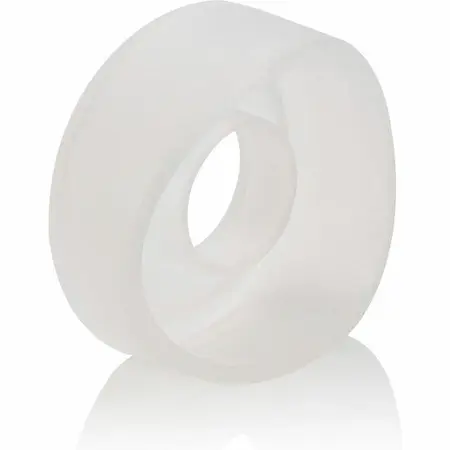 CalExotics Advanced Silicone Cylinder Sleeve Transparent 7.5x3.25cm