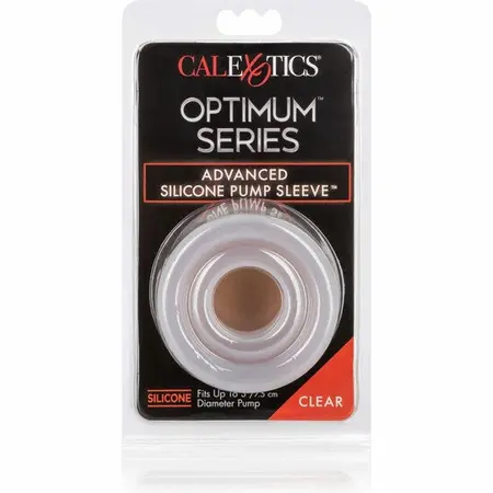 CalExotics Advanced Silicone Cylinder Sleeve Transparent 7.5x3.25cm