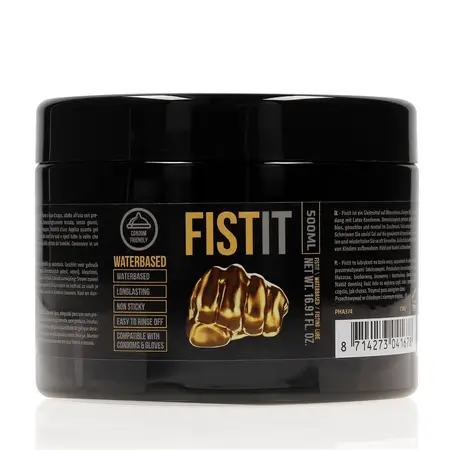 Fist It Waterbased Lubricant 500ml - Long-Lasting Intimate Gel