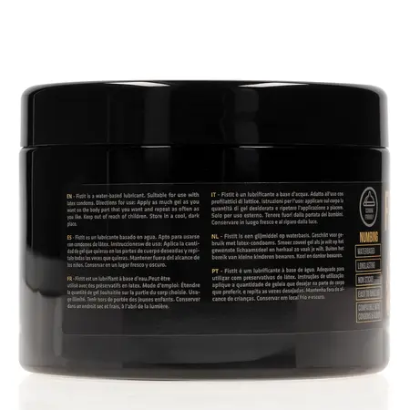 FistIt Extra Thick Lubricant Menthol 500ml - Water-Based Vegan Formula