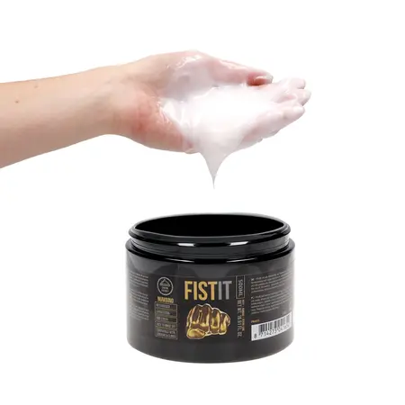 FistIt Extra Thick Lubricant Menthol 500ml - Water-Based Vegan Formula