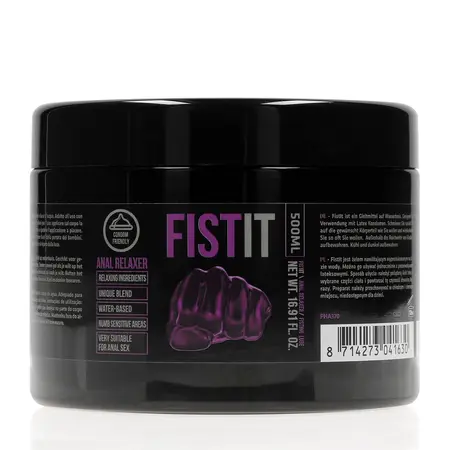 Fist It Anal Relaxer 500ml Water-Based Lubricant with Menthol Touch