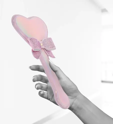 Ouch! Paris Collection Intimate Paddle Pink - Elegant Bonded Leather