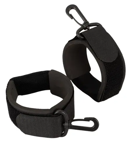 Magic Shiver ADV24 Adjustable Soft Black Restraint Cuffs 12.5cm