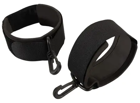Magic Shiver ADV24 Adjustable Soft Black Restraint Cuffs 12.5cm