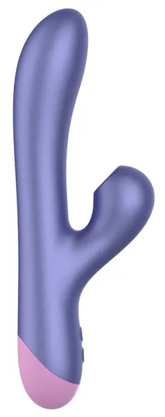 ROMP Pulse Dual Stimulation Vibrator Metallic, Waterproof, 22 cm