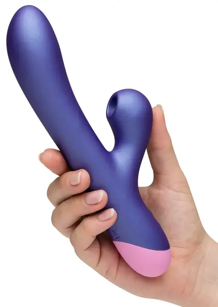 ROMP Pulse Dual Stimulation Vibrator Metallic, Waterproof, 22 cm