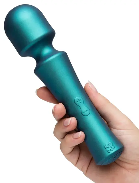 ROMP Presto Metallic Wand Massager - 10 Modes, Waterproof, 20cm