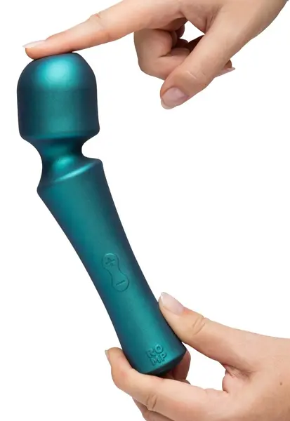 ROMP Presto Metallic Wand Massager - 10 Modes, Waterproof, 20cm