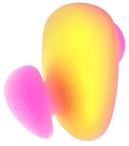 ROMP Kiss Pink Lemonade Compact Air Pulse Intimate Device Silicone