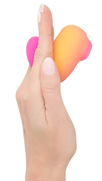 ROMP Kiss Pink Lemonade Compact Air Pulse Intimate Device Silicone